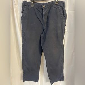 Carhart duck pants blue
